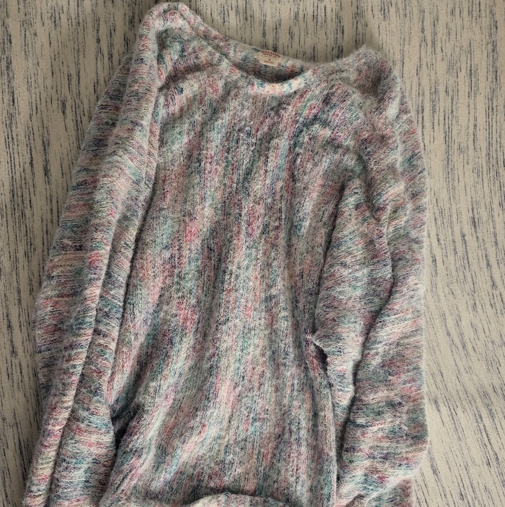 Fuzzy Colorful Sweater